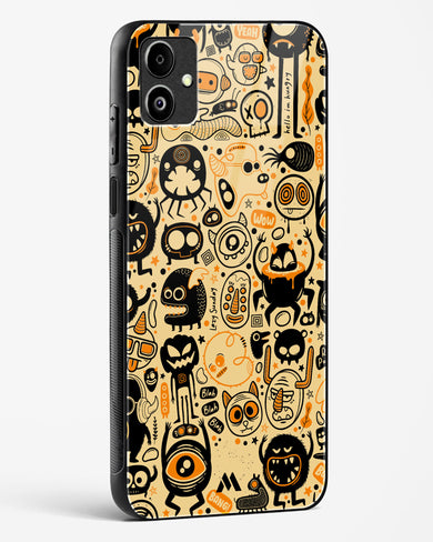 Hungry Monsters Glass Case Phone Cover (Samsung)