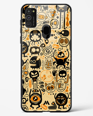 Hungry Monsters Glass Case Phone Cover (Samsung)