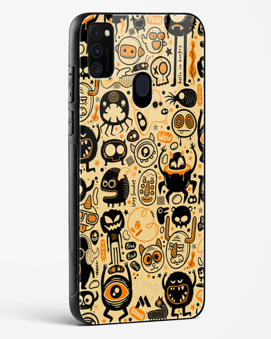 Hungry Monsters Glass Case Phone Cover (Samsung)