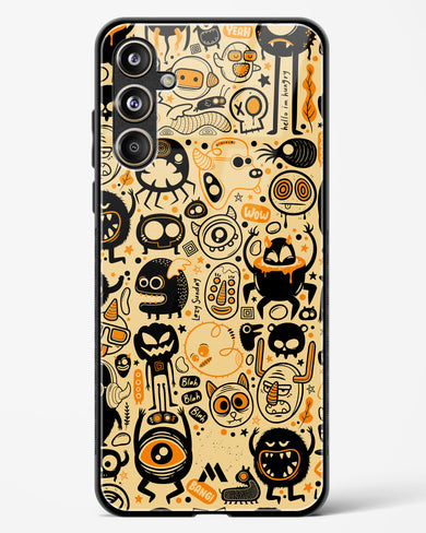 Hungry Monsters Glass Case Phone Cover (Samsung)