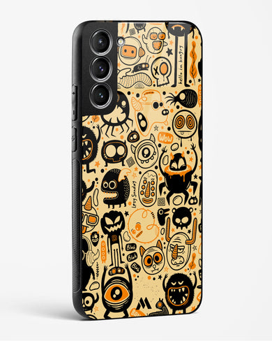 Hungry Monsters Glass Case Phone Cover (Samsung)