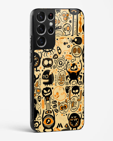 Hungry Monsters Glass Case Phone Cover (Samsung)