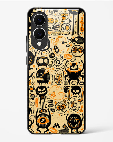 Hungry Monsters Glass Case Phone Cover (Samsung)
