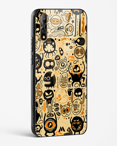 Hungry Monsters Glass Case Phone Cover (Vivo)