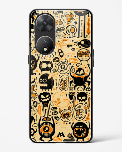 Hungry Monsters Glass Case Phone Cover (Vivo)
