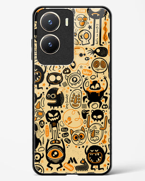 Hungry Monsters Glass Case Phone Cover (Vivo)