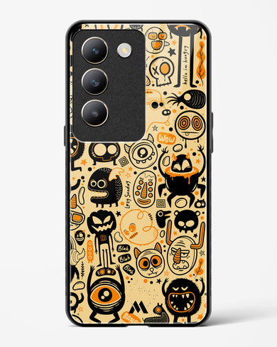 Hungry Monsters Glass Case Phone Cover (Vivo)