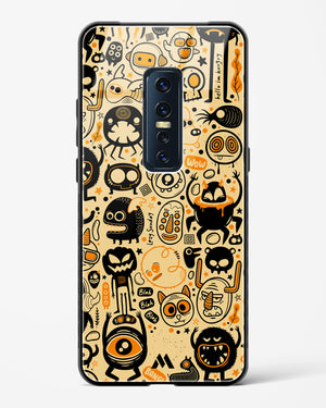 Hungry Monsters Glass Case Phone Cover (Vivo)