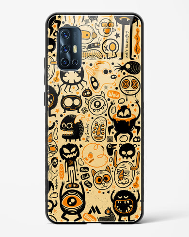 Hungry Monsters Glass Case Phone Cover (Vivo)