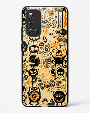 Hungry Monsters Glass Case Phone Cover (Vivo)
