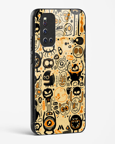 Hungry Monsters Glass Case Phone Cover (Vivo)
