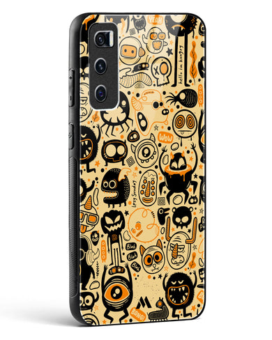 Hungry Monsters Glass Case Phone Cover (Vivo)