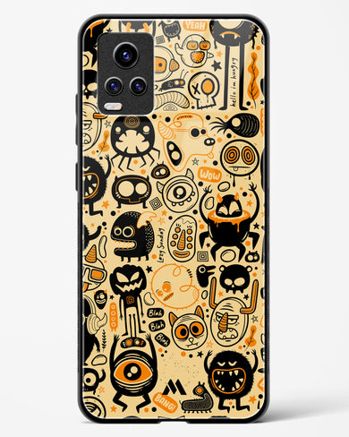 Hungry Monsters Glass Case Phone Cover (Vivo)