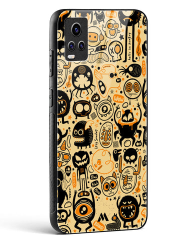 Hungry Monsters Glass Case Phone Cover (Vivo)