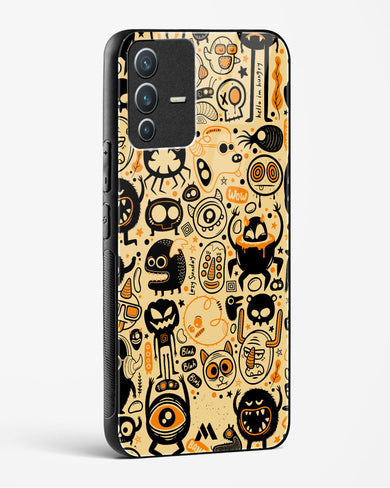 Hungry Monsters Glass Case Phone Cover (Vivo)