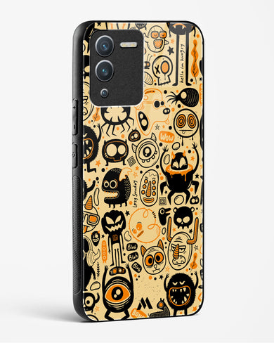 Hungry Monsters Glass Case Phone Cover (Vivo)