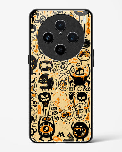Hungry Monsters Glass Case Phone Cover (Vivo)
