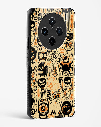 Hungry Monsters Glass Case Phone Cover (Vivo)