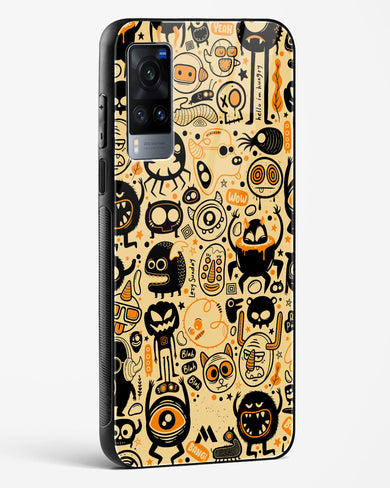 Hungry Monsters Glass Case Phone Cover (Vivo)
