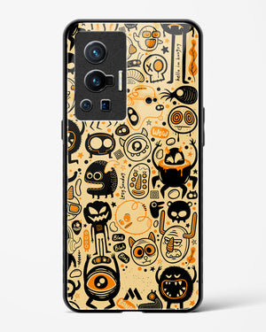 Hungry Monsters Glass Case Phone Cover (Vivo)