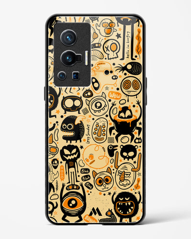 Hungry Monsters Glass Case Phone Cover (Vivo)