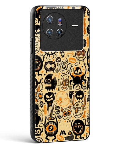 Hungry Monsters Glass Case Phone Cover (Vivo)