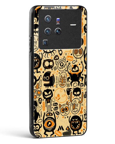 Hungry Monsters Glass Case Phone Cover (Vivo)