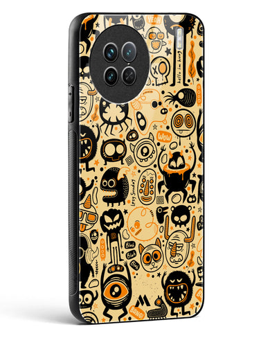 Hungry Monsters Glass Case Phone Cover (Vivo)