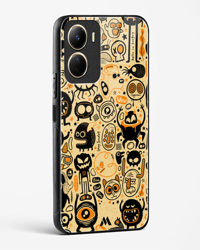 Hungry Monsters Glass Case Phone Cover (Vivo)