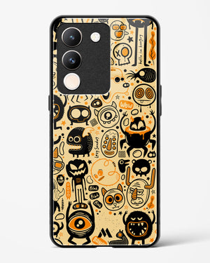 Hungry Monsters Glass Case Phone Cover (Vivo)