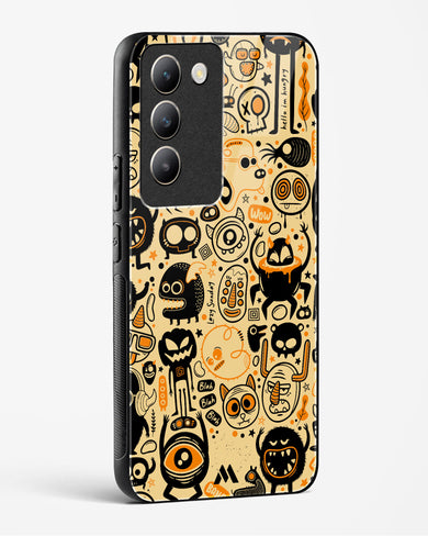 Hungry Monsters Glass Case Phone Cover (Vivo)