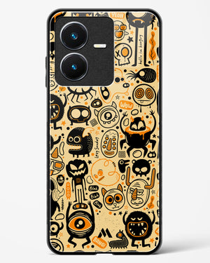 Hungry Monsters Glass Case Phone Cover (Vivo)