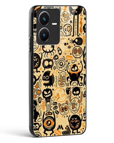 Hungry Monsters Glass Case Phone Cover (Vivo)