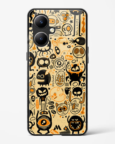 Hungry Monsters Glass Case Phone Cover (Vivo)