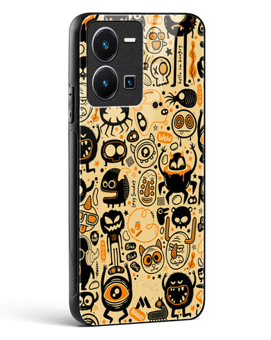 Hungry Monsters Glass Case Phone Cover (Vivo)