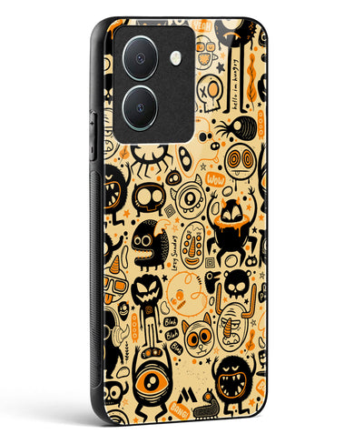 Hungry Monsters Glass Case Phone Cover (Vivo)