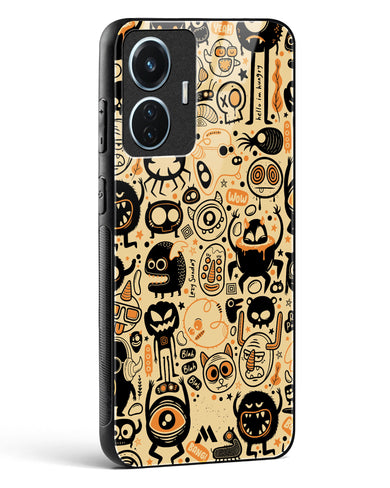 Hungry Monsters Glass Case Phone Cover (Vivo)