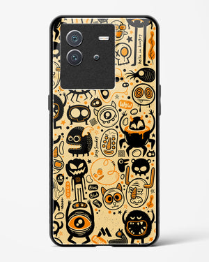 Hungry Monsters Glass Case Phone Cover (Vivo)