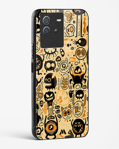 Hungry Monsters Glass Case Phone Cover (Vivo)