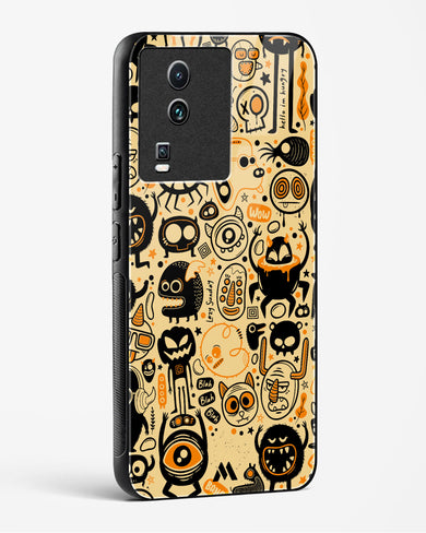 Hungry Monsters Glass Case Phone Cover (Vivo)