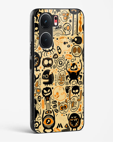 Hungry Monsters Glass Case Phone Cover (Vivo)
