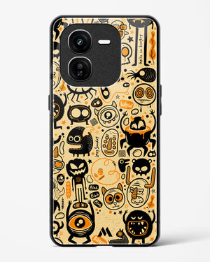 Hungry Monsters Glass Case Phone Cover (Vivo)