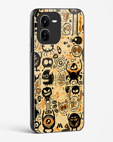 Hungry Monsters Glass Case Phone Cover (Vivo)