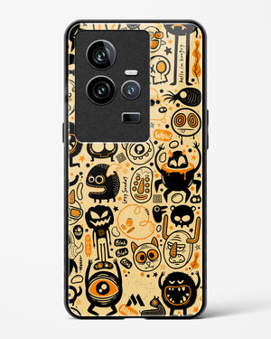 Hungry Monsters Glass Case Phone Cover (Vivo)