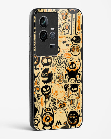 Hungry Monsters Glass Case Phone Cover (Vivo)