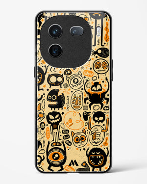 Hungry Monsters Glass Case Phone Cover (Vivo)