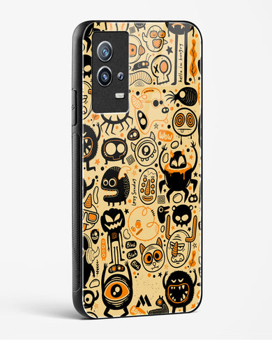 Hungry Monsters Glass Case Phone Cover (Vivo)