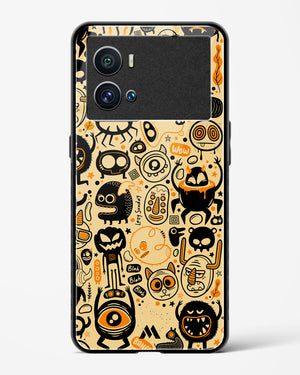 Hungry Monsters Glass Case Phone Cover (Vivo)