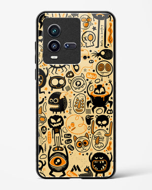 Hungry Monsters Glass Case Phone Cover (Vivo)