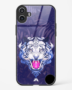 Tiger Tantrum Glass Case Phone Cover (Nothing)